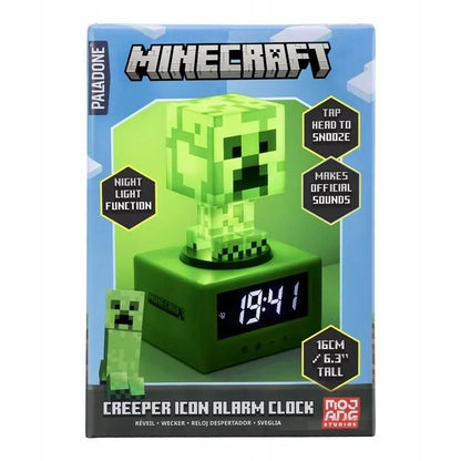 PALADONE ICONS „Creeper“ žadintuvas ir naktinė lemputė – „Minecraft“