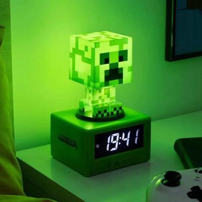 PALADONE ICONS „Creeper“ žadintuvas ir naktinė lemputė – „Minecraft“