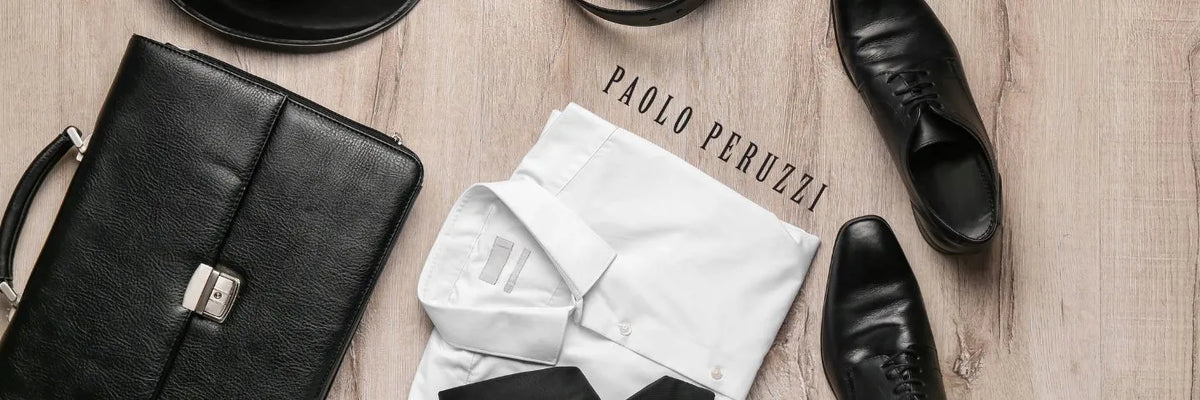 Paolo Peruzzi vyriška maža juoda odinė piniginė su raktų pakabuku dovanų rinkinys