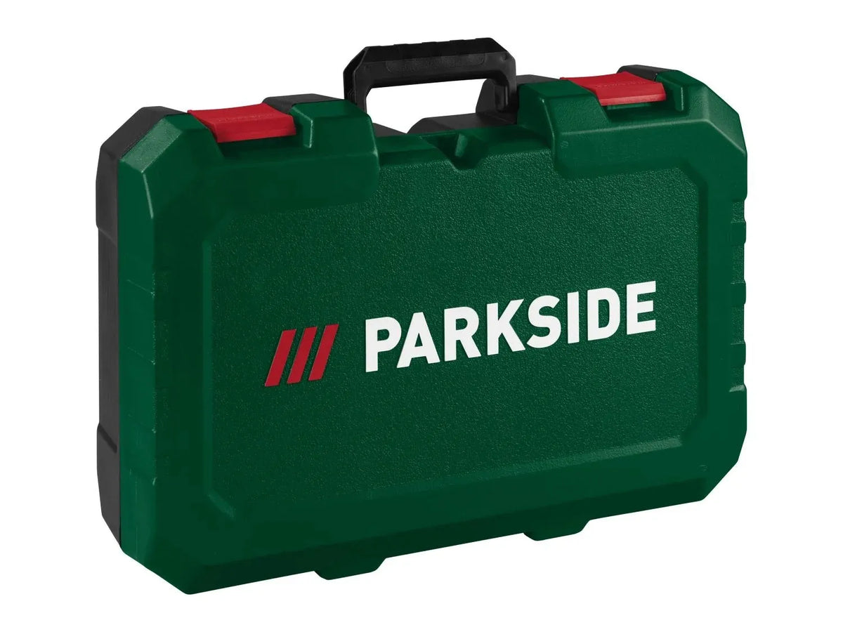 Parkside akumuliatorinės gyvatvorių, krūmų ir žolės žirklės 2 viename