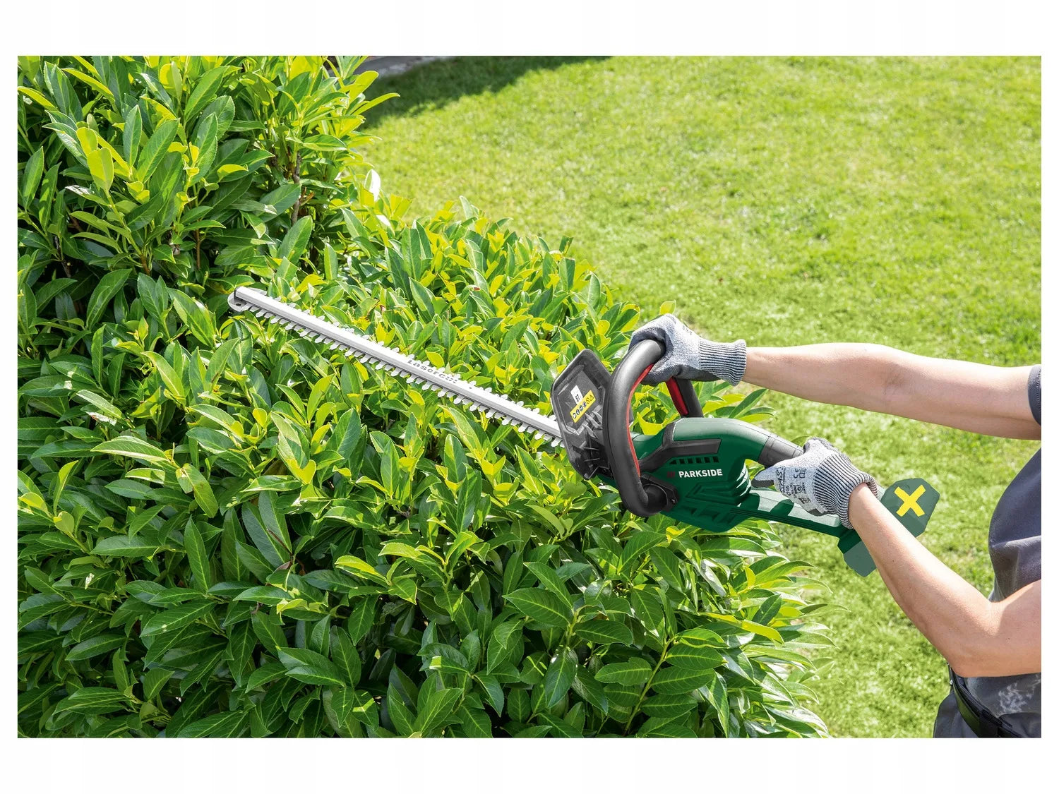PARKSIDE akumuliatorinės gyvatvorių žirklės PHSA 20-Li B2 su 2Ah akumuliatoriumi 51cm