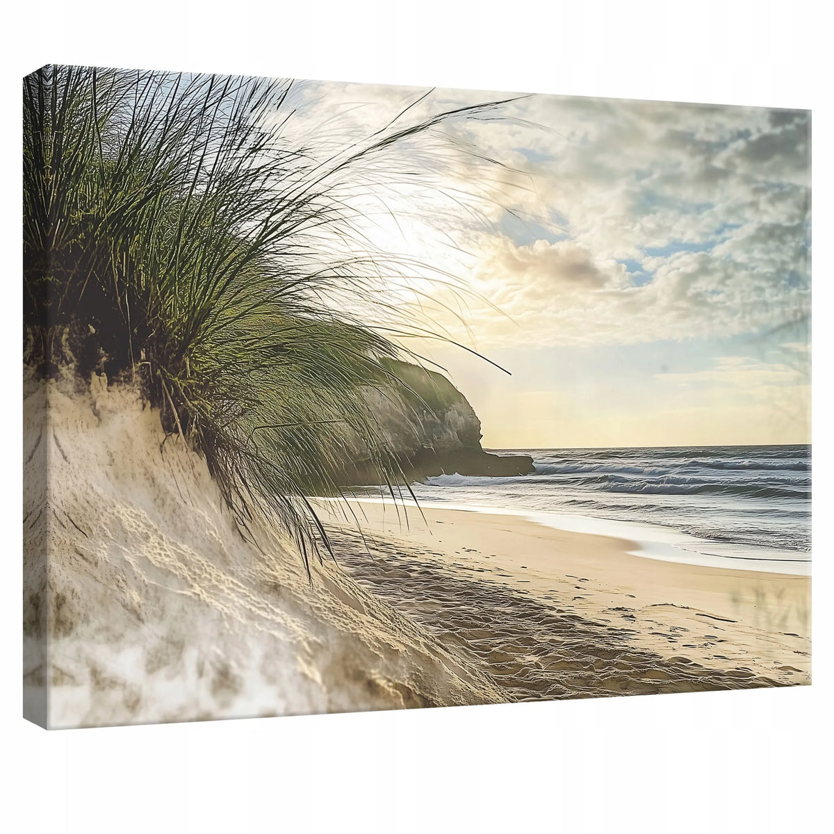 Paveikslas ant drobės „Jūra, paplūdimys, gamta“ miegamajam, svetainei ar virtuvei, 100 × 70 cm