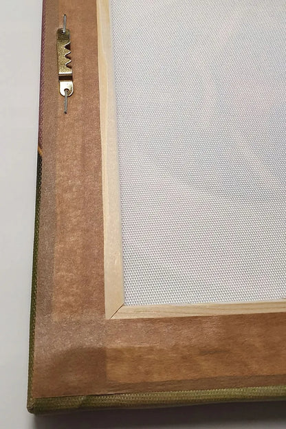 Paveikslas ant drobės – krioklys, upė, miškas, 120 × 80 cm