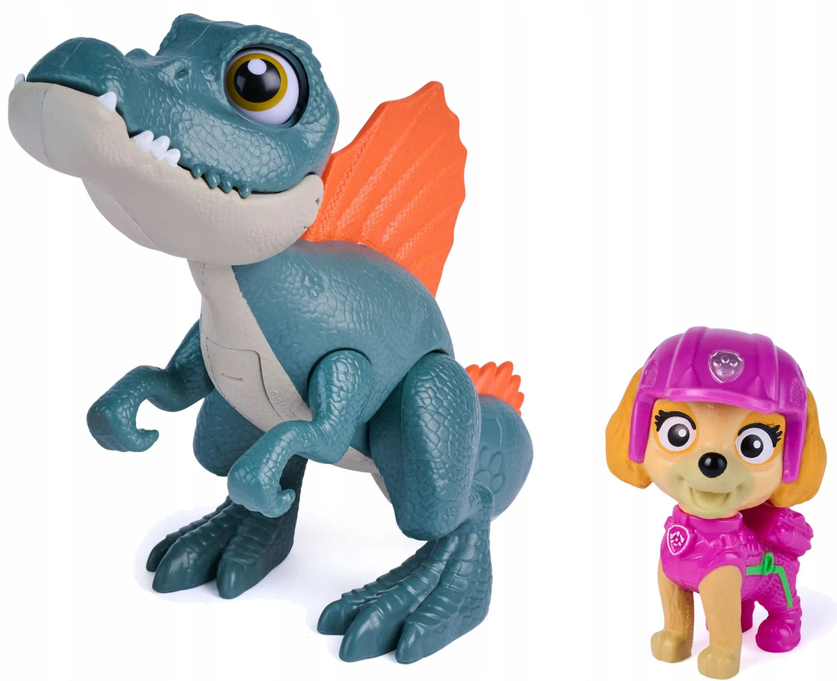 Paw Patrol ir dinozaurai: Skye rinkinys su interaktyviu spinozauru Pup Pals