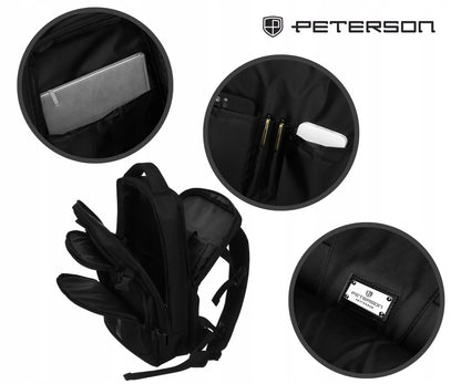 Peterson miesto kuprinė / juoda