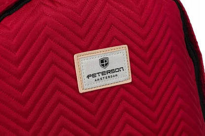 Peterson PTN 77710 moteriška miesto kuprinė, vyno raudonos spalvos