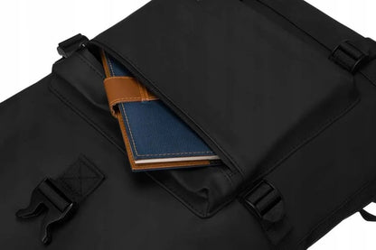 Peterson PTN NAIROBI juoda „roll-top“ kuprinė