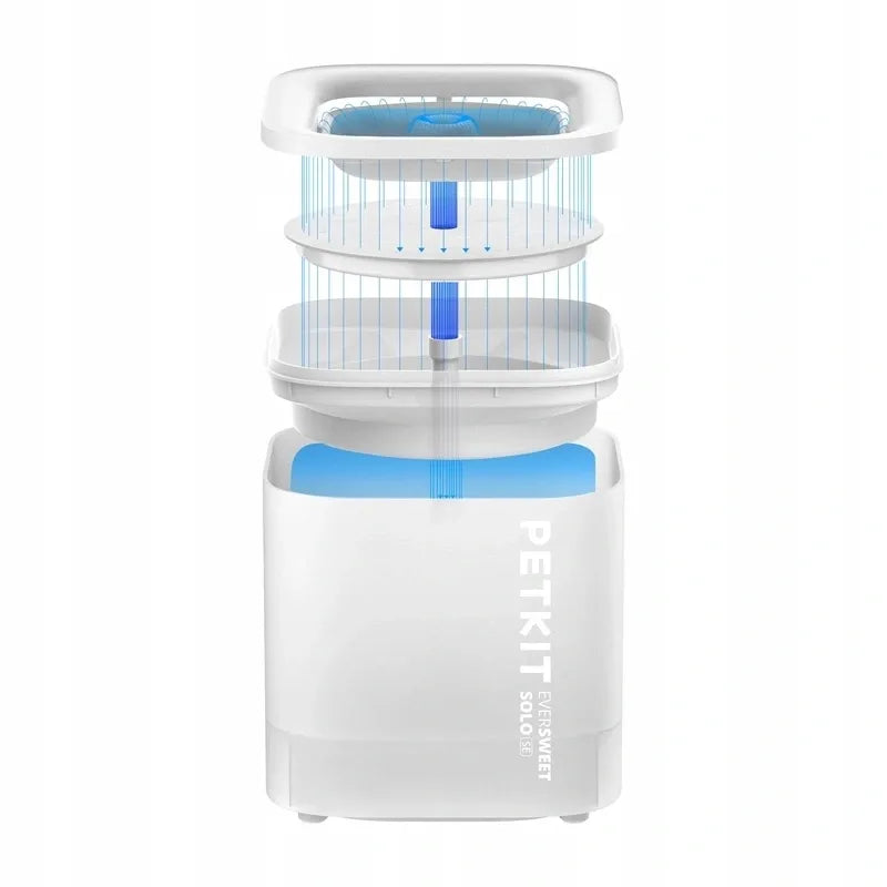PETKIT Eversweet SOLO SE gertuvė-fontanėlis šunims ir katėms, balta, 1,8 l