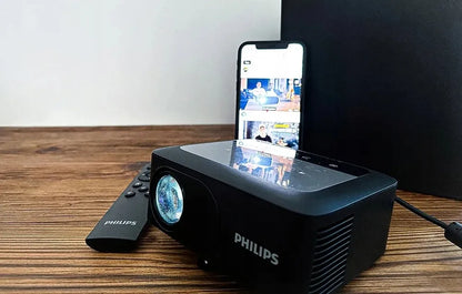 „Philips“ mini projektorius N-110, 720p, juodas