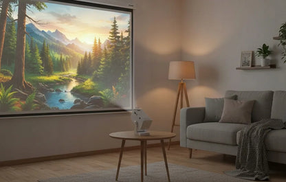 „Philips“ mini projektorius N-140, 720p, baltas