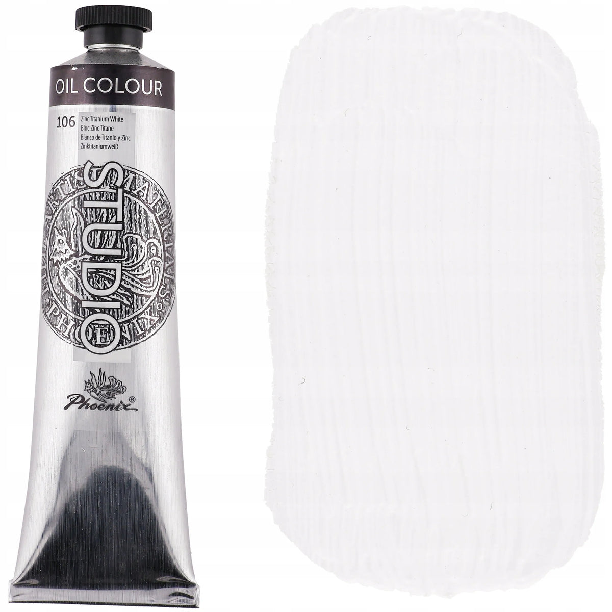 „Phoenix STUDIO“ aliejinių dažų rinkinys, 6 aliumininės tūbelės po 120 ml