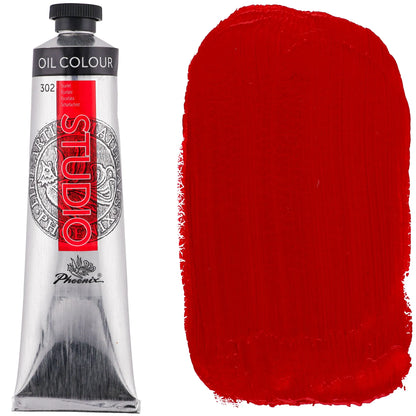 „Phoenix STUDIO“ aliejinių dažų rinkinys, 6 aliumininės tūbelės po 120 ml