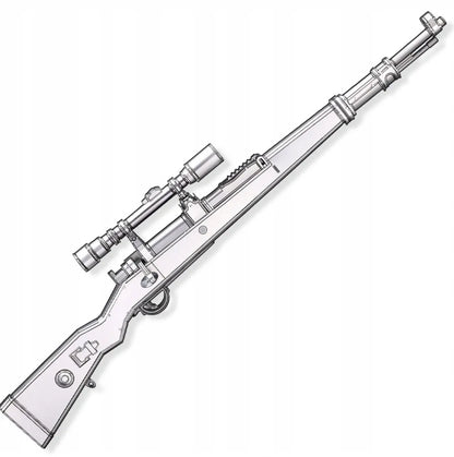 „Piececool“ KAR98K snaiperinio šautuvo 3D metalinė „pasidaryk pats“ dėlionė