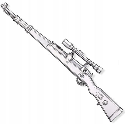 „Piececool“ KAR98K snaiperinio šautuvo 3D metalinė „pasidaryk pats“ dėlionė