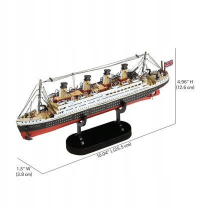 Piececool metalinė 3D dėlionė „Titanic“ – laivo modelis, 226 detalės