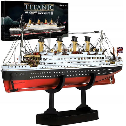 Piececool metalinė 3D dėlionė „Titanic“ – laivo modelis, 226 detalės