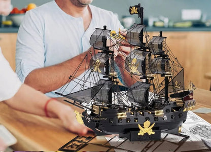 Piececool metalinis 3D dėlionės modelis „Juodasis perlas“ – puiki dovana