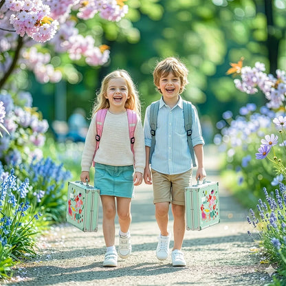 Piešimo ir tapymo rinkinys vaikams su lagaminu, 145 elementai