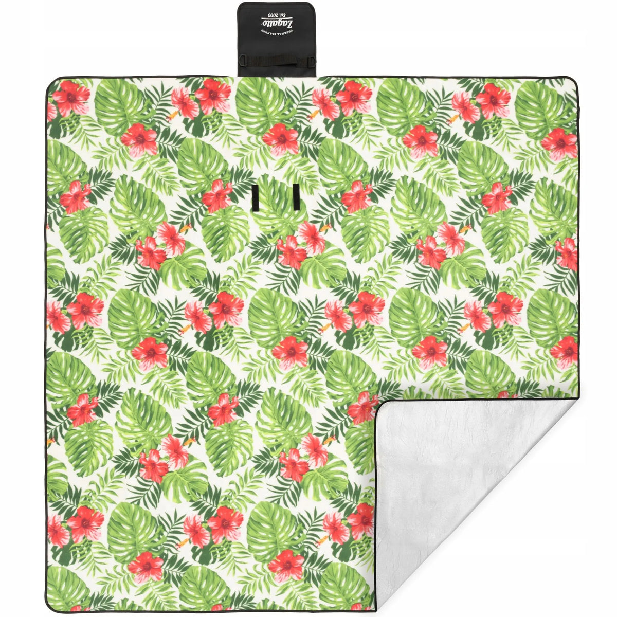Pikniko apklotas su izoliacija 200x200 cm didelis paplūdimio kilimėlis vandeniui atsparus ZAGATTO