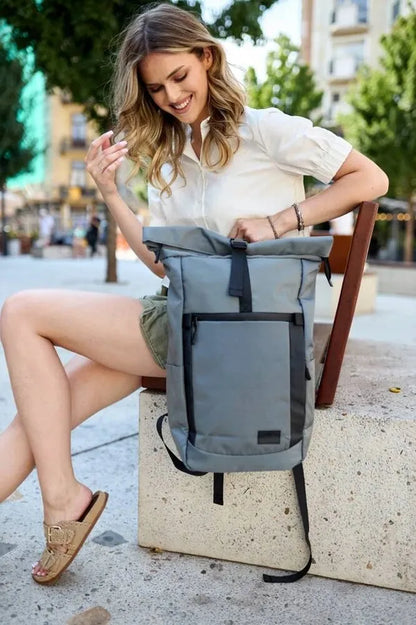 Pilka sportinė kuprinė Peterson PTN RIO