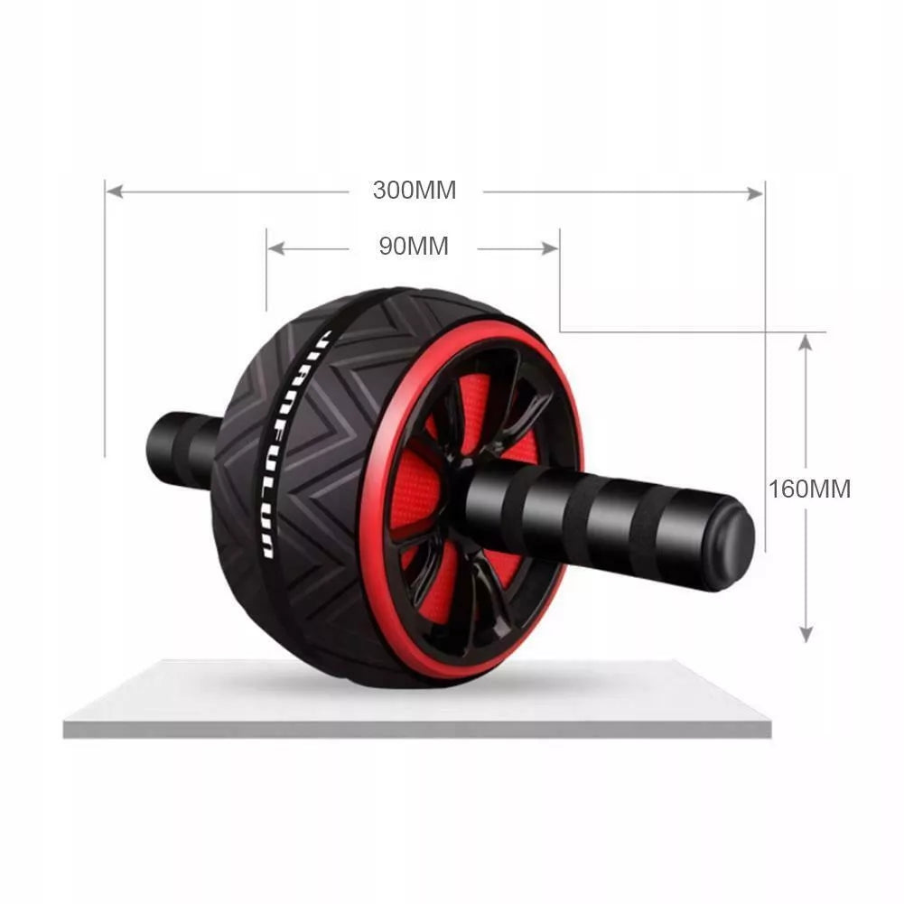 Pilvo preso treniruoklis OWL-TECH ABWHEEL su mini kilimėliu