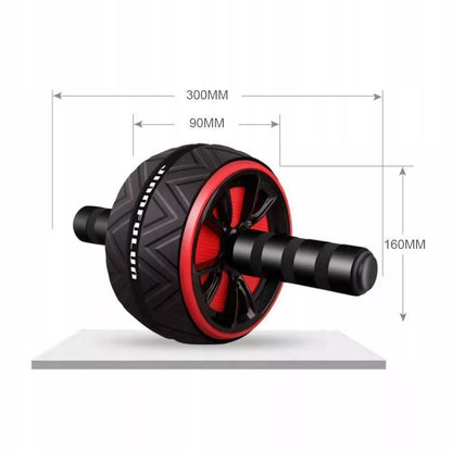Pilvo preso treniruoklis OWL-TECH ABWHEEL su mini kilimėliu