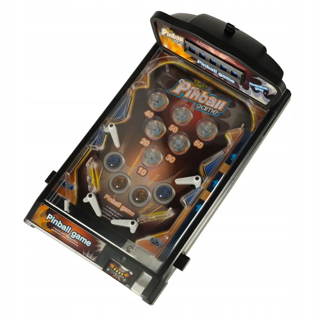 Pinball Flipper įgūdžių žaidimas – stalas su šviesomis ir muzika