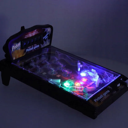 Pinball Flipper įgūdžių žaidimas – stalas su šviesomis ir muzika