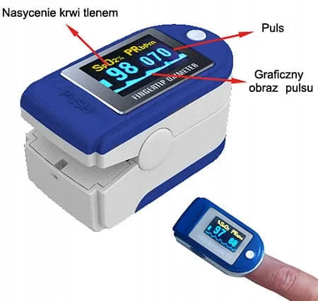 Pirštinis pulsoksimetras Lewer OLED, pulso matuoklis