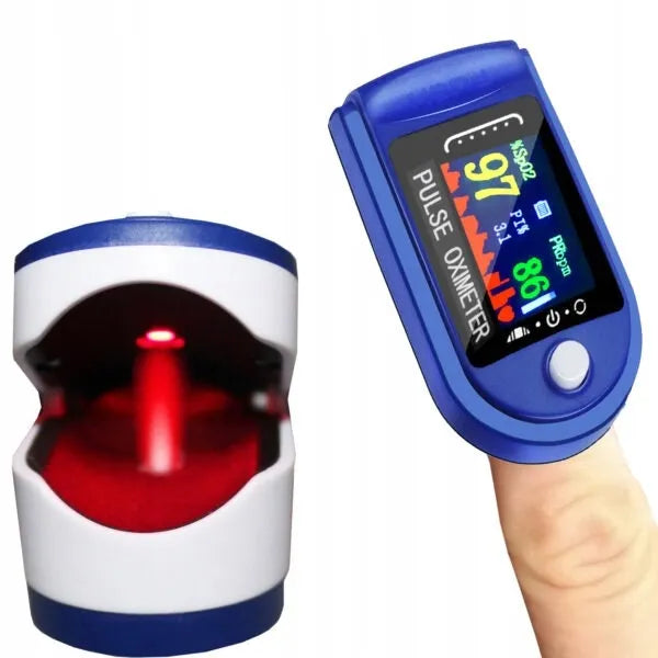 Pirštinis pulsoksimetras Lewer OLED, pulso matuoklis