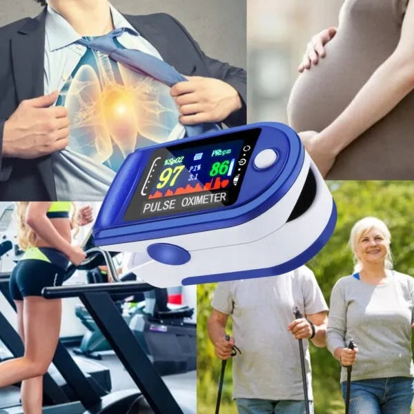 Pirštinis pulsoksimetras Lewer OLED, pulso matuoklis