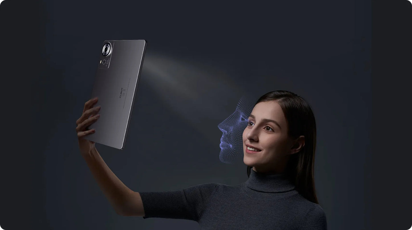 Planšetinis kompiuteris Cubot TAB70 10,95" 6 GB / 128 GB SIM 4G pilkas su klaviatūra, pele ir dėklu