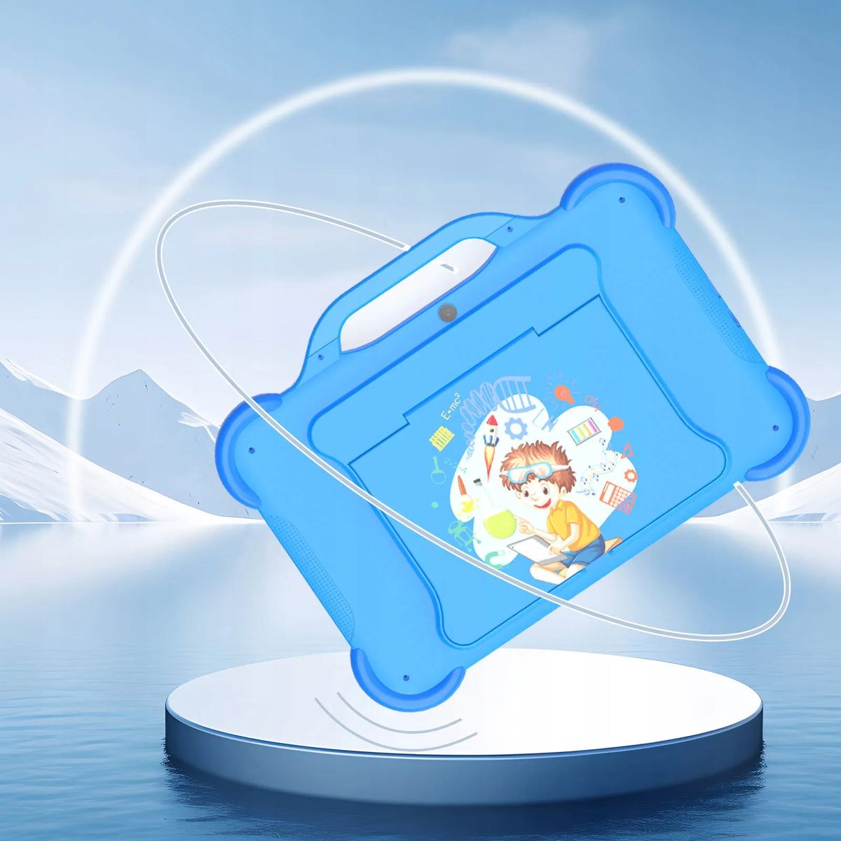 Planšetinis kompiuteris vaikams 10,1" LTE 4/64GB WiFi GPS su dėklu, edukacinis rinkinys, dovana
