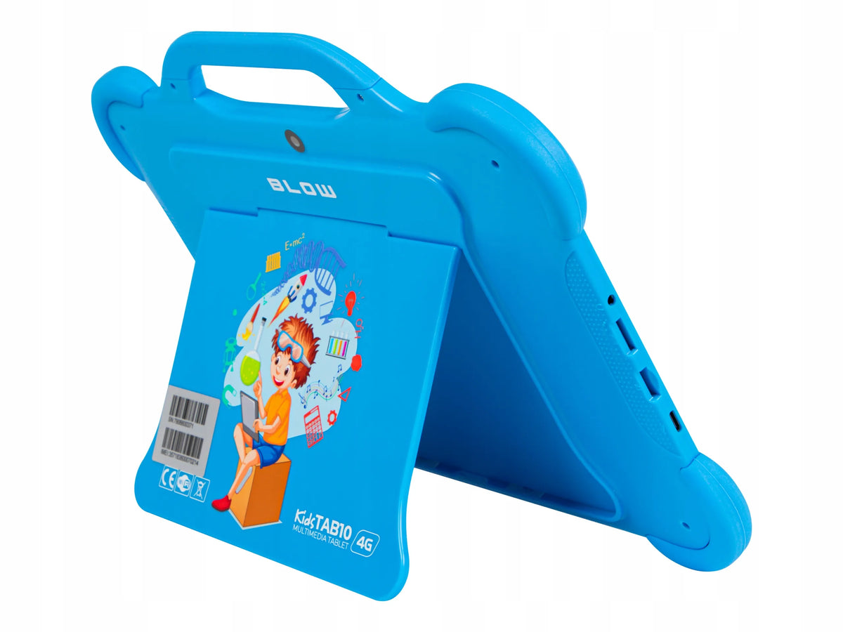 Planšetinis kompiuteris vaikams 10,1" LTE 4/64GB WiFi GPS su dėklu, edukacinis rinkinys, dovana