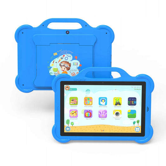Planšetinis kompiuteris vaikams 10,1" LTE 4/64GB WiFi GPS su dėklu, edukacinis rinkinys, dovana
