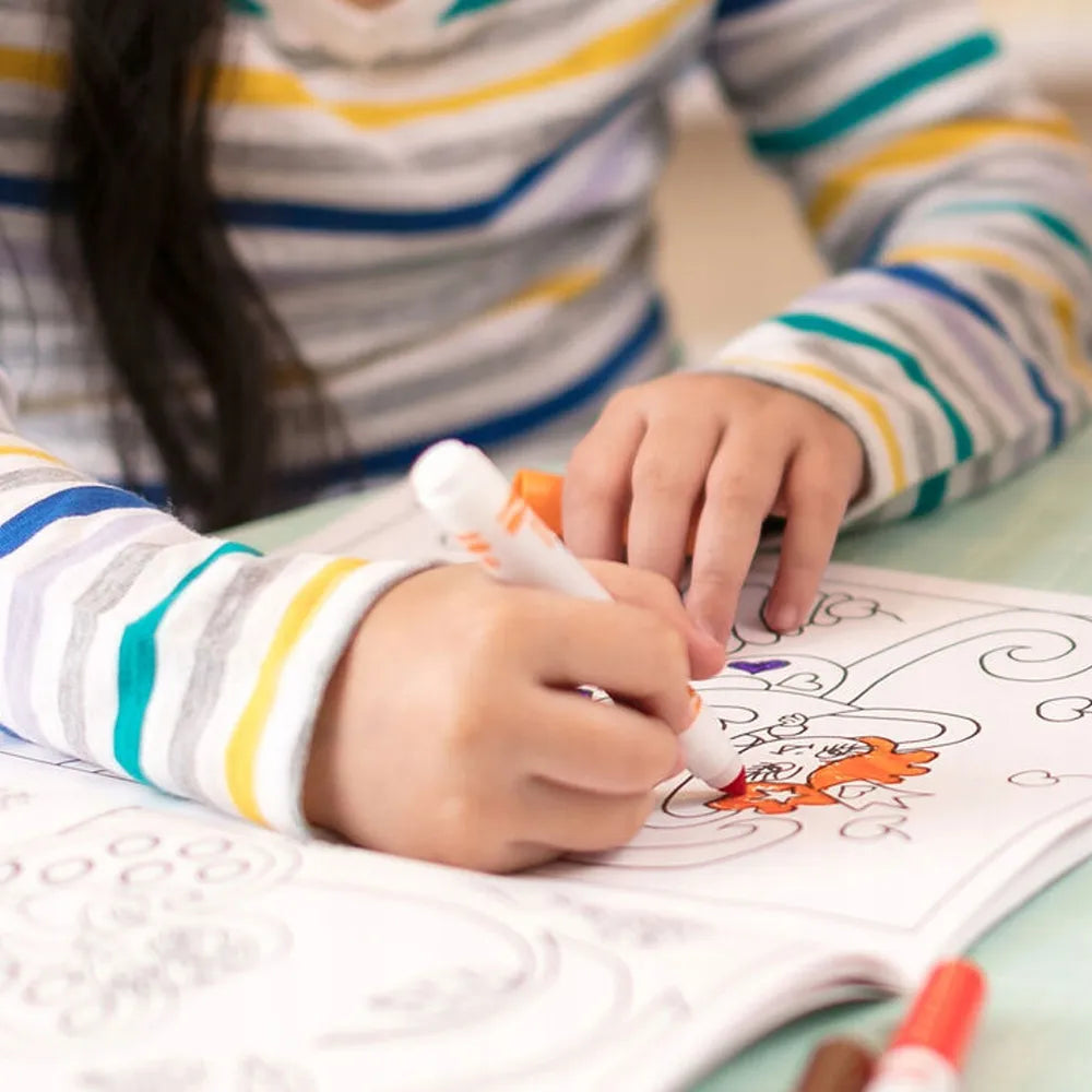 Plaunami nuplaunami Crayola vaikams su plačiu antgaliu, 8 spalvos