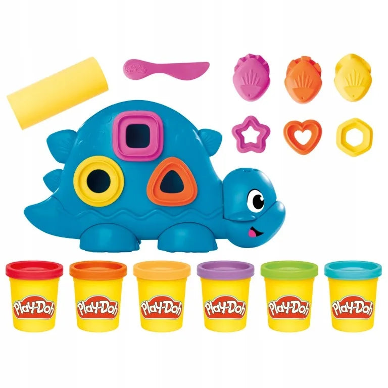Play-Doh plastilino pradinis rinkinys „Dinozauras Stegozauras“, nuo 2 metų, Hasbro