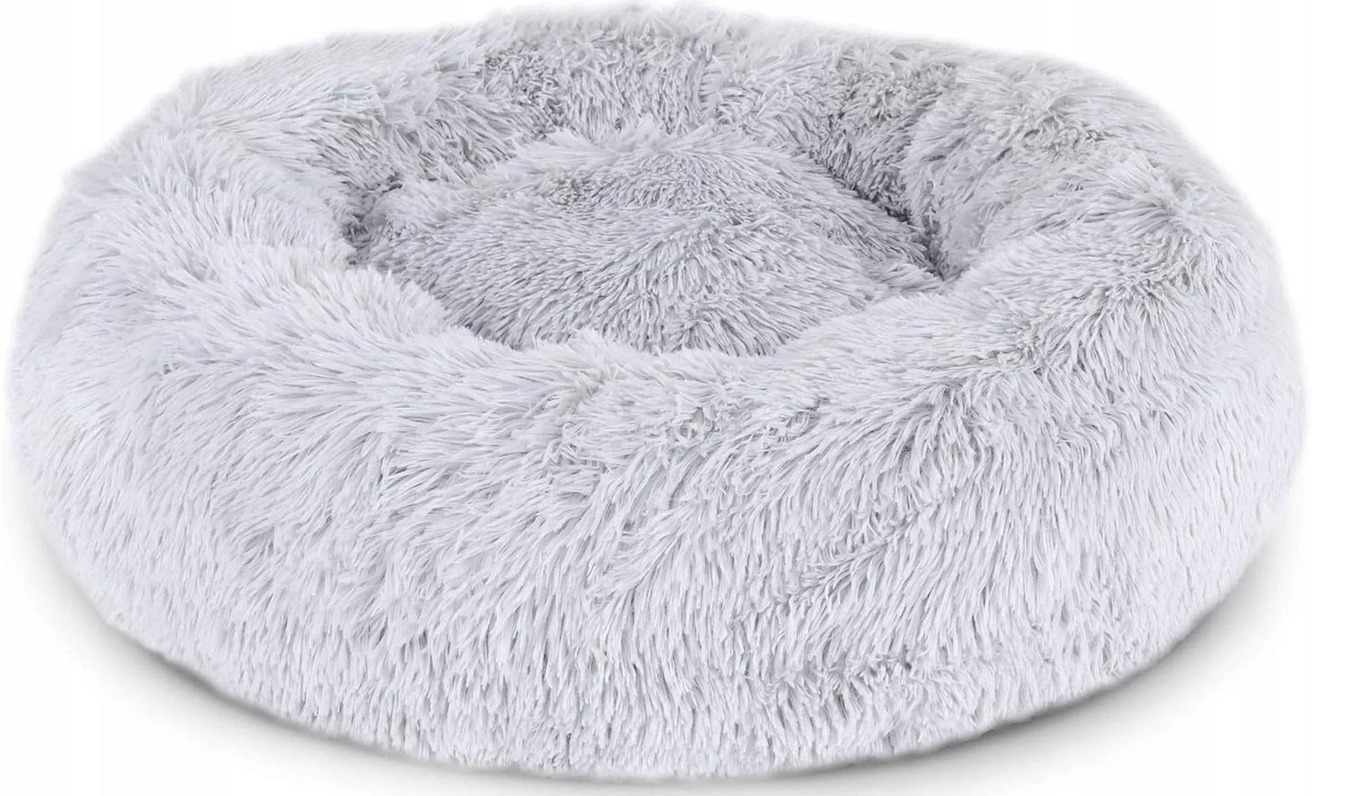 Pliušinė guolių vieta šunims ir katėms Shaggy 80 cm – minkšta, neslystanti, patogi