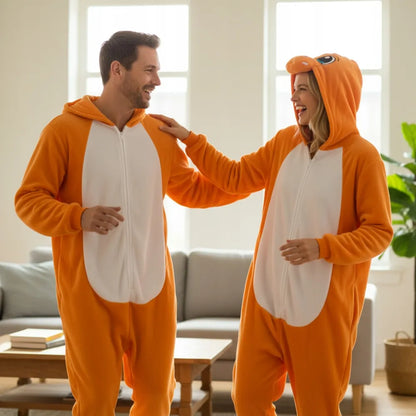 „Pokémon Charmander“ kigurumi pižama „Onesie“, kostiumas, M dydis, 155–165 cm