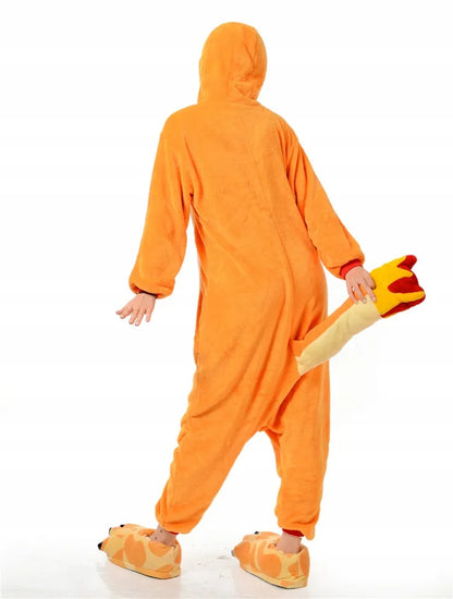 „Pokémon Charmander“ kigurumi pižama „Onesie“, kostiumas, M dydis, 155–165 cm