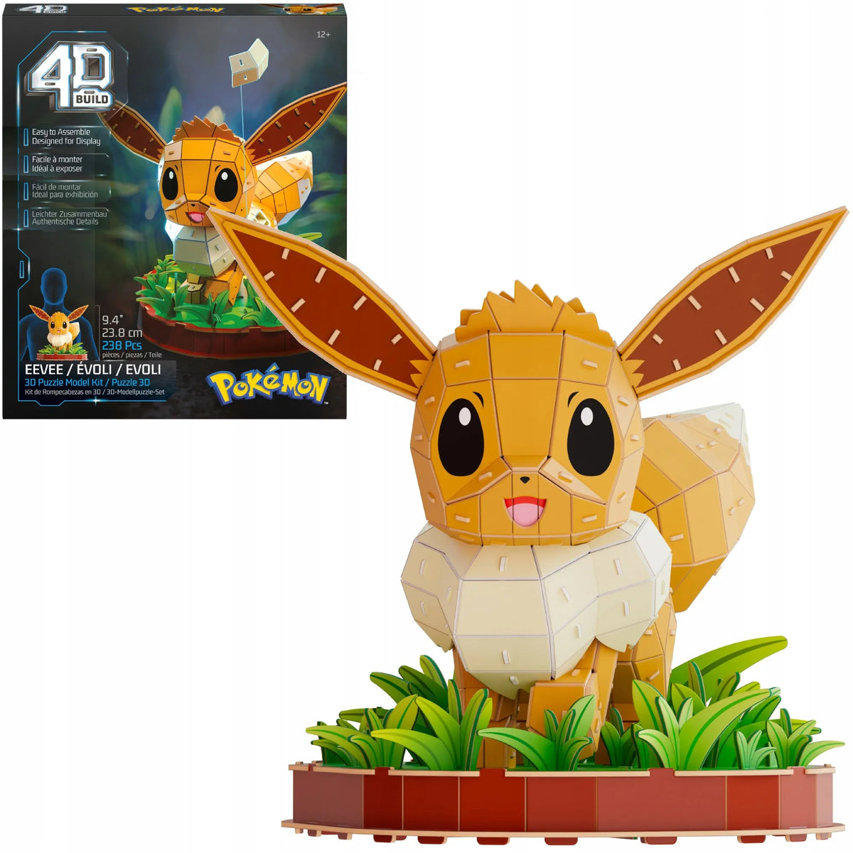 „Pokémon Eevee“ 4D BUILD 3D dėlionė, 238 detalės