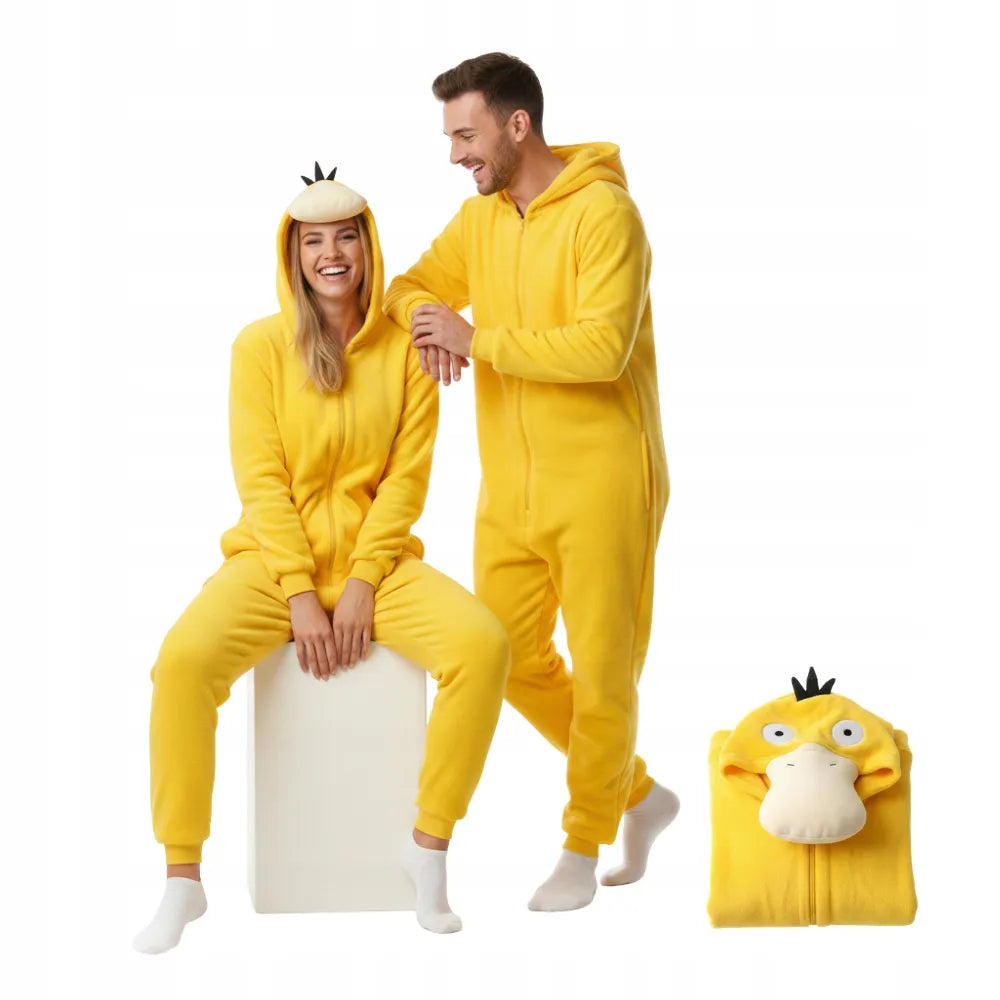 „Pokémon Psyduck“ kigurumi pižama-kostiumas, S dydis, 145–155 cm