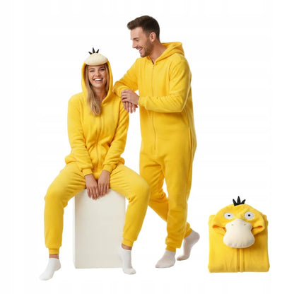 „Pokémon Psyduck“ kigurumi pižama-kostiumas, S dydis, 145–155 cm