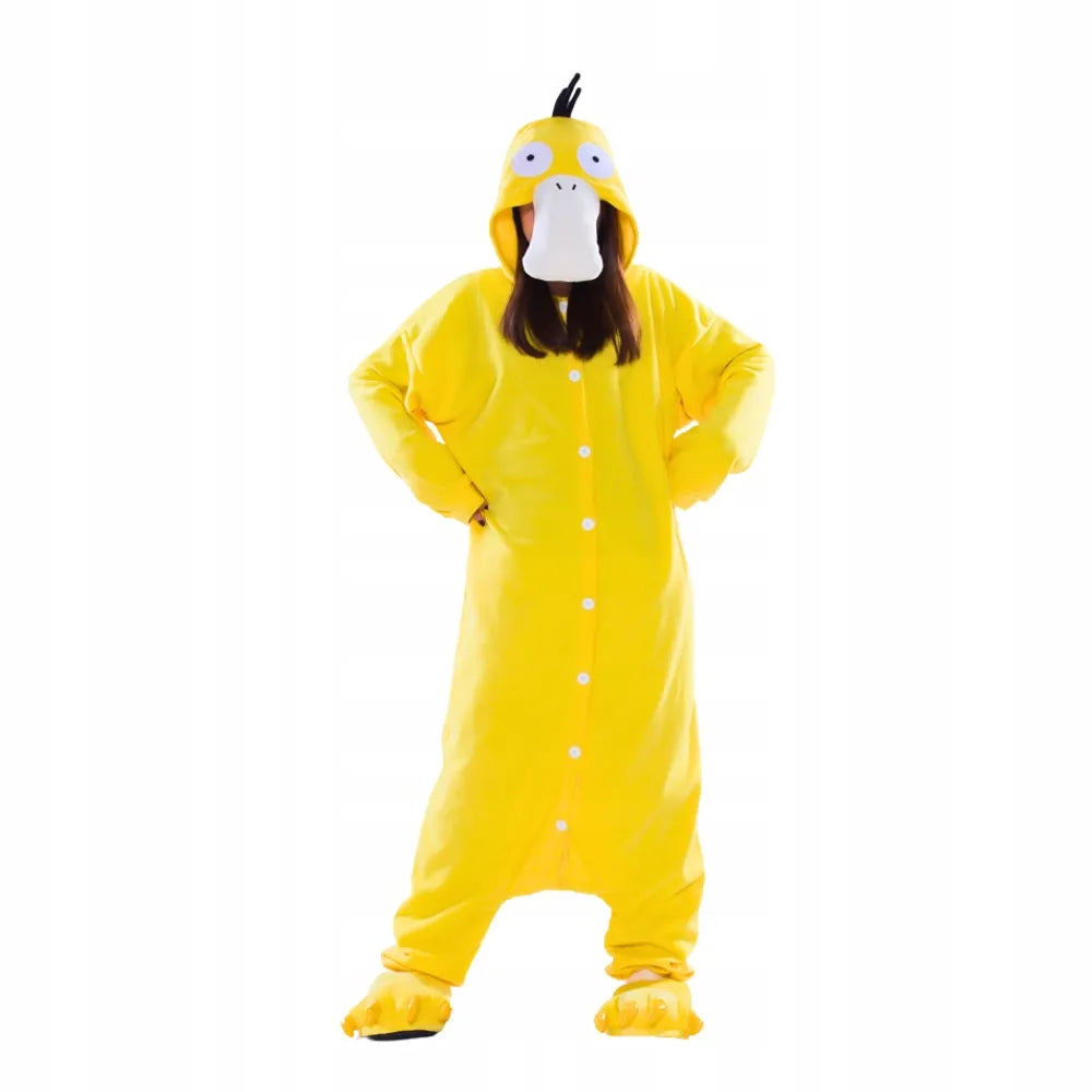 „Pokémon Psyduck“ kigurumi pižama-kostiumas, S dydis, 145–155 cm