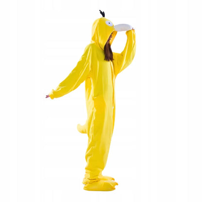 „Pokémon Psyduck“ kigurumi pižama-kostiumas, S dydis, 145–155 cm