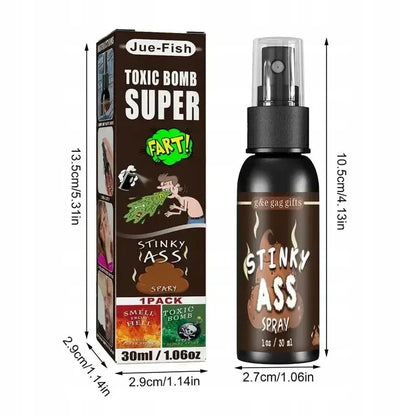 Pokštų purškiklis 30 ml (išmatų, pragaro, bombos kvapo)