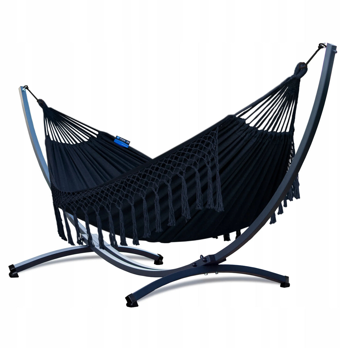 POTENZA sodo hamakas, plieninis stovas 220kg + hamakas SANTIA XL 220x160