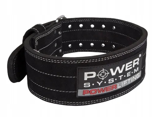 Power-System treniruočių diržas powerliftingui, pilkas, XL