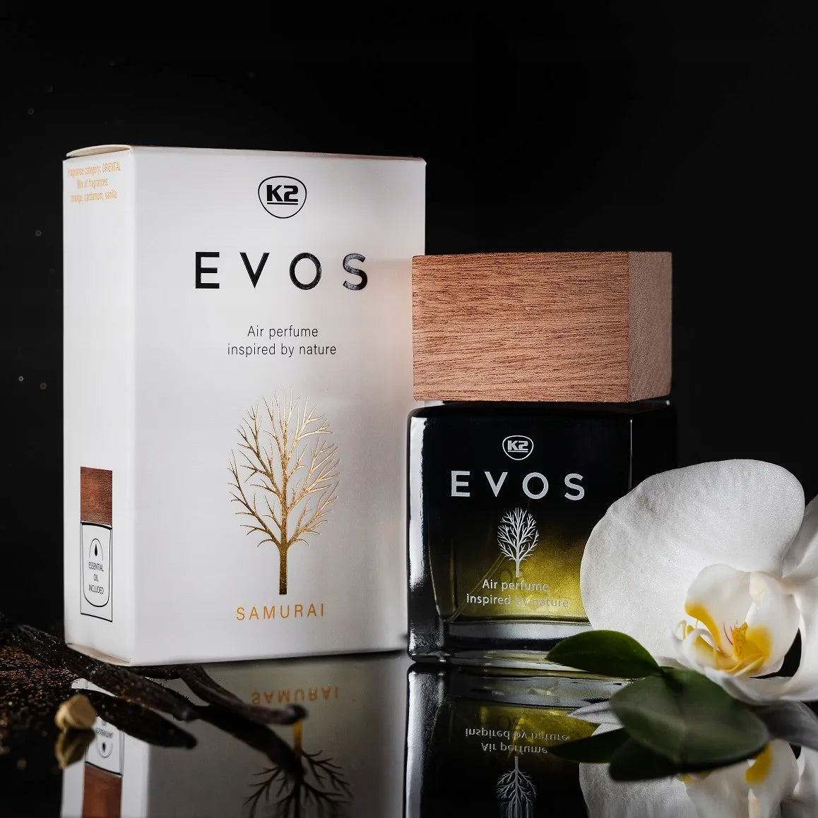 Prabangūs automobilio kvepalai K2 EVOS Samurai V055, 50 ml