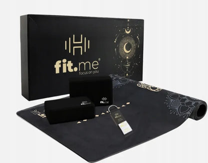 PRABANGUS JOGOS RINKINYS Fit.Me ZOMŠINIS KILIMĖLIS SU DRAMBLIO RAŠTU 4MM + KALADĖLĖS + DIRŽAS